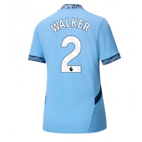 Dámské fotbalový oblečení Manchester City Kyle Walker #2 Domácí košile 2024-25 Krátkým Rukávem